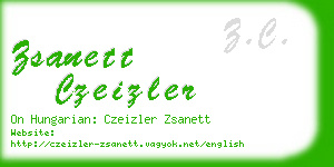 zsanett czeizler business card